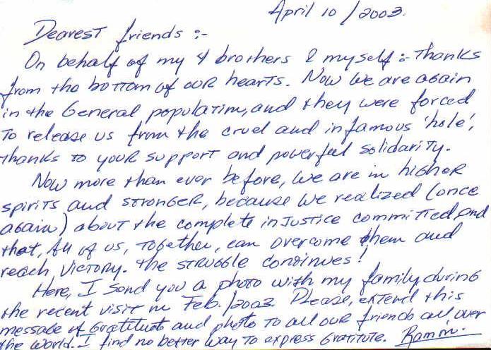 Brief vom 10.04.2003